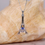 Woke Up In Paris Sterling Silver Cage Pendant